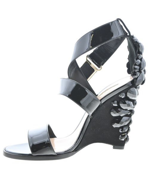 EMPORIO ARMANI（エンポリオアルマーニ）サンダル 黒 サイズ:EU35(21.5cm位) レディース/2200709102120
