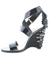 EMPORIO ARMANI（エンポリオアルマーニ）サンダル 黒 サイズ:EU35(21.5cm位) レディース/2200709102120