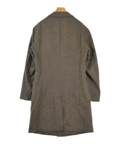EMPORIO ARMANI（エンポリオアルマーニ）チェスターコート 茶 サイズ:50(XL位) メンズ/2200661596029