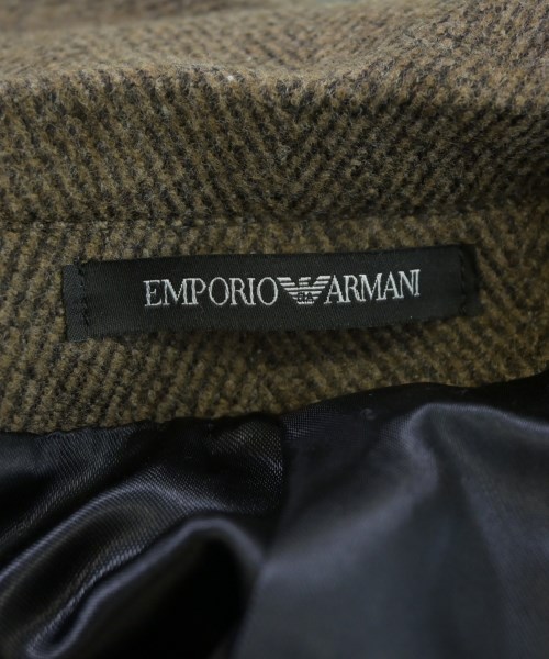 EMPORIO ARMANI（エンポリオアルマーニ）チェスターコート 茶 サイズ:50(XL位) メンズ/2200661596029