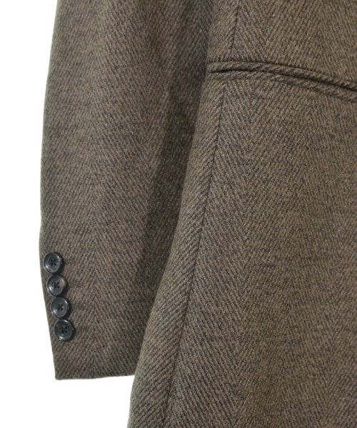 EMPORIO ARMANI（エンポリオアルマーニ）チェスターコート 茶 サイズ:50(XL位) メンズ/2200661596029