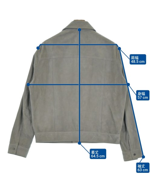 EMPORIO ARMANI（エンポリオアルマーニ）ブルゾン グレー サイズ:48(L位) メンズ/2200661596043