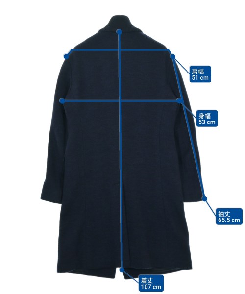 EMPORIO ARMANI（エンポリオアルマーニ）コート 紺 サイズ:50(XL位) メンズ/2200661596050