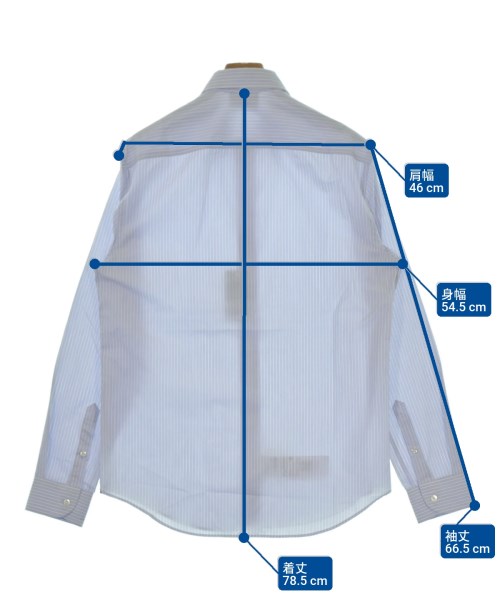 EMPORIO ARMANI（エンポリオアルマーニ）カジュアルシャツ 青 サイズ:M メンズ/2200661596241