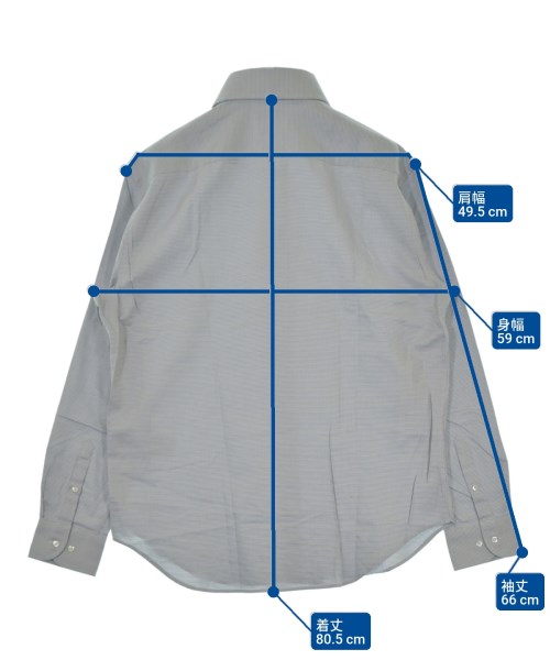 EMPORIO ARMANI（エンポリオアルマーニ）カジュアルシャツ グレー サイズ:43(XXL位) メンズ/2200661596265