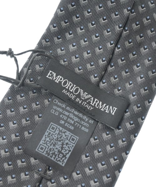 EMPORIO ARMANI（エンポリオアルマーニ）ネクタイ グレー サイズ:- メンズ/2200661596388