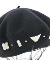 EMPORIO ARMANI（エンポリオアルマーニ）ハンチング・ベレー帽 黒 サイズ:S/M レディース/2200663496181