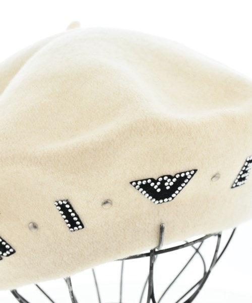 EMPORIO ARMANI（エンポリオアルマーニ）ハンチング・ベレー帽 白 サイズ:- レディース/2200663496198