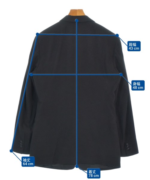 EMPORIO ARMANI（エンポリオアルマーニ）ビジネス 黒 サイズ:48/48(L位) メンズ/2200653435046