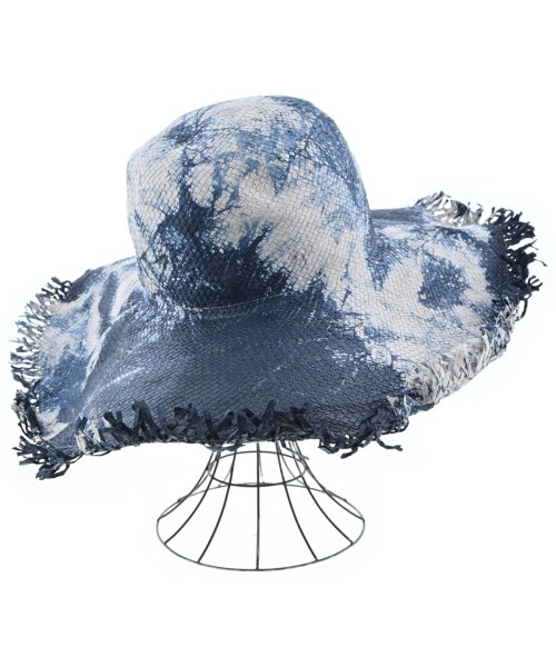 EMPORIO ARMANI（エンポリオアルマーニ）ストローハット 紺 サイズ:- レディース/2200666469441