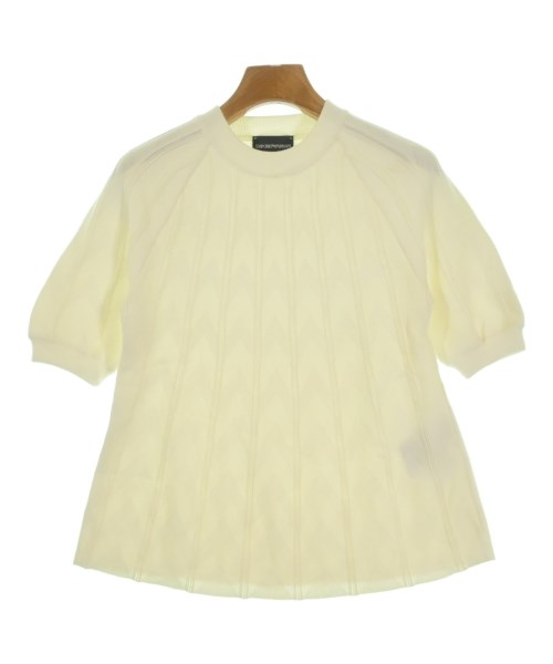 EMPORIO ARMANI(エンポリオアルマーニ)ニット・セーター 白 サイズ:38(S位)/2200670160020