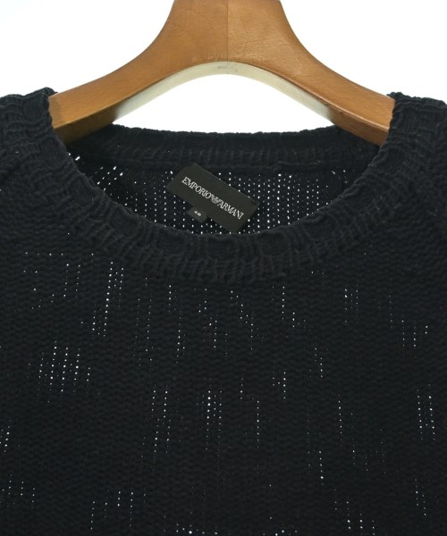 EMPORIO ARMANI（エンポリオアルマーニ）ニット・セーター 黒 サイズ:48(L位) メンズ/2200670244010