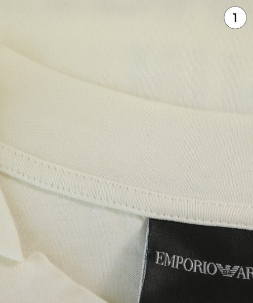 EMPORIO ARMANI（エンポリオアルマーニ）Tシャツ・カットソー 白 サイズ:L メンズ/2200727510075