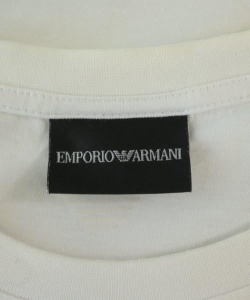 EMPORIO ARMANI（エンポリオアルマーニ）Tシャツ・カットソー 白 サイズ:L メンズ/2200727510105