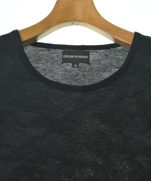 EMPORIO ARMANI（エンポリオアルマーニ）Tシャツ・カットソー 黒 サイズ:M メンズ/2200733463051