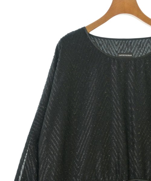 EMPORIO ARMANI（エンポリオアルマーニ）ブラウス 黒 サイズ:46(XL位) レディース/2200733719189