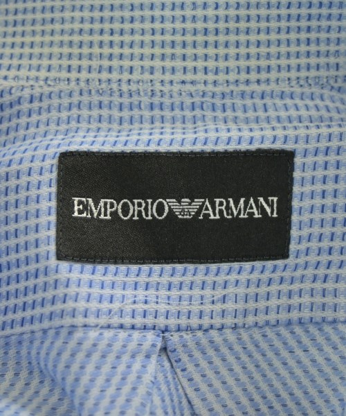EMPORIO ARMANI（エンポリオアルマーニ）ドレスシャツ 青 サイズ:40(L位) メンズ/2200734559302