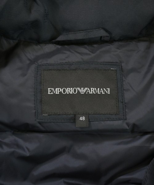 EMPORIO ARMANI（エンポリオアルマーニ）ダウンジャケット/ダウンベスト 黒 サイズ:48(L位) メンズ/2200735010024
