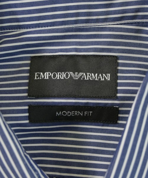 EMPORIO ARMANI（エンポリオアルマーニ）ドレスシャツ 青 サイズ:40(L位) メンズ/2200713344073