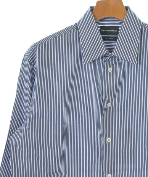 EMPORIO ARMANI（エンポリオアルマーニ）ドレスシャツ 青 サイズ:40(L位) メンズ/2200713344073