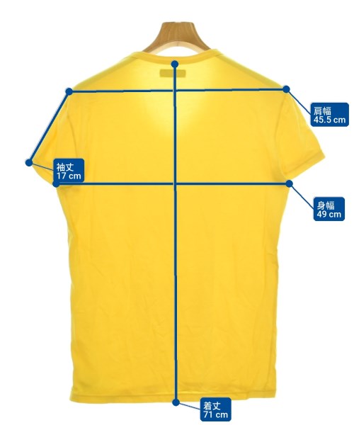 EMPORIO ARMANI（エンポリオアルマーニ）Tシャツ・カットソー 黄 サイズ:L メンズ/2200722988756