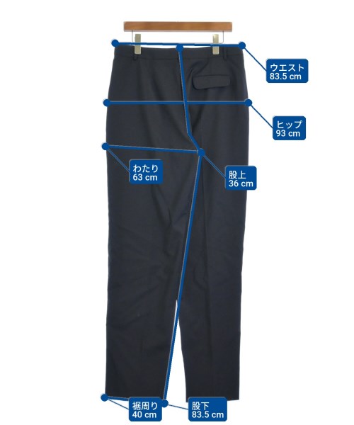 EMPORIO ARMANI（エンポリオアルマーニ）スラックス 黒 サイズ:46(XL位) レディース/2200724085248