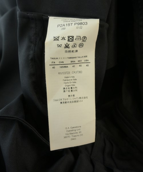 EMPORIO ARMANI（エンポリオアルマーニ）ワンピース 黒 サイズ:40(M位) レディース/2200718583330