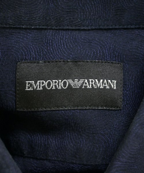 EMPORIO ARMANI（エンポリオアルマーニ）カジュアルシャツ 紺 サイズ:39(M位) メンズ/2200723496151