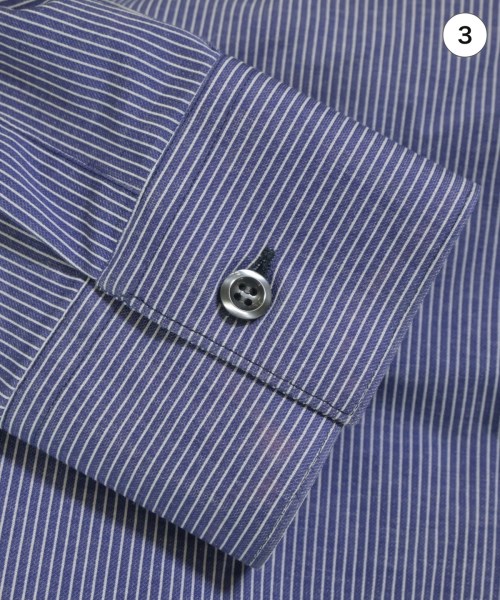 EMPORIO ARMANI（エンポリオアルマーニ）カジュアルシャツ 紺 サイズ:40(L位) メンズ/2200723496182