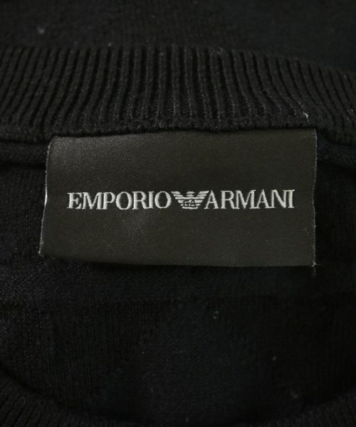 EMPORIO ARMANI（エンポリオアルマーニ）ニット・セーター 黒 サイズ:S メンズ/2200726685026