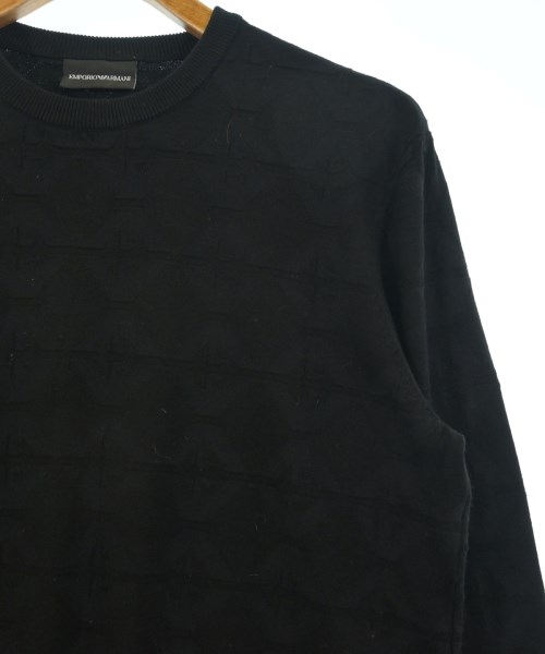 EMPORIO ARMANI（エンポリオアルマーニ）ニット・セーター 黒 サイズ:S メンズ/2200726685026
