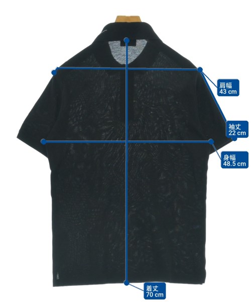 EMPORIO ARMANI（エンポリオアルマーニ）ポロシャツ 黒 サイズ:XS メンズ/2200726920127