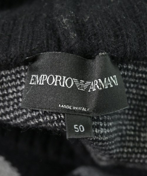 EMPORIO ARMANI（エンポリオアルマーニ）ニット・セーター 黒 サイズ:50(XL位) メンズ/2200727180032
