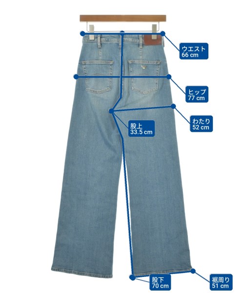 EMPORIO ARMANI（エンポリオアルマーニ）デニムパンツ 紺 サイズ:26(M位) レディース/2200727241016