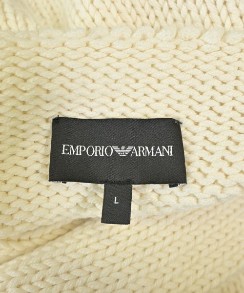 EMPORIO ARMANI（エンポリオアルマーニ）ニット・セーター 白 サイズ:L メンズ/2200710072023