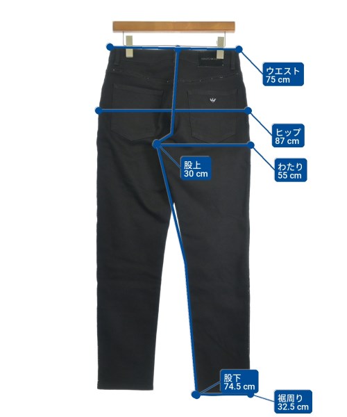EMPORIO ARMANI（エンポリオアルマーニ）デニムパンツ 黒 サイズ:29(L位) レディース/2200728664029