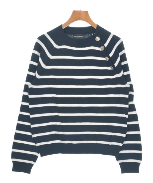 EMPORIO ARMANI(エンポリオアルマーニ)ニット・セーター 紺 サイズ:S/2200678837276