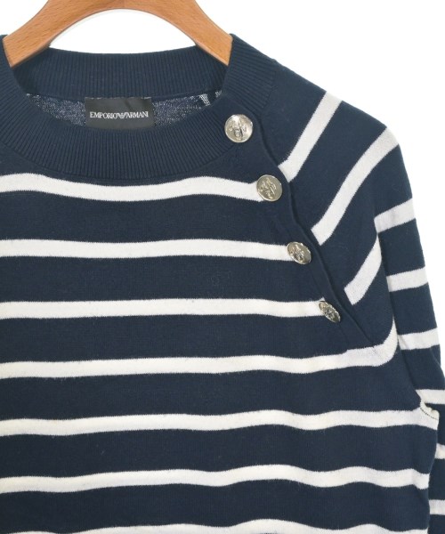 EMPORIO ARMANI（エンポリオアルマーニ）ニット・セーター 紺 サイズ:S レディース/2200678837276