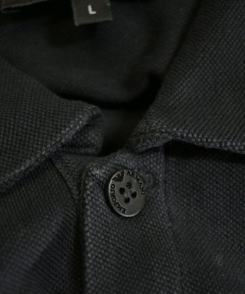 EMPORIO ARMANI（エンポリオアルマーニ）ポロシャツ 黒 サイズ:L メンズ/2200682386258