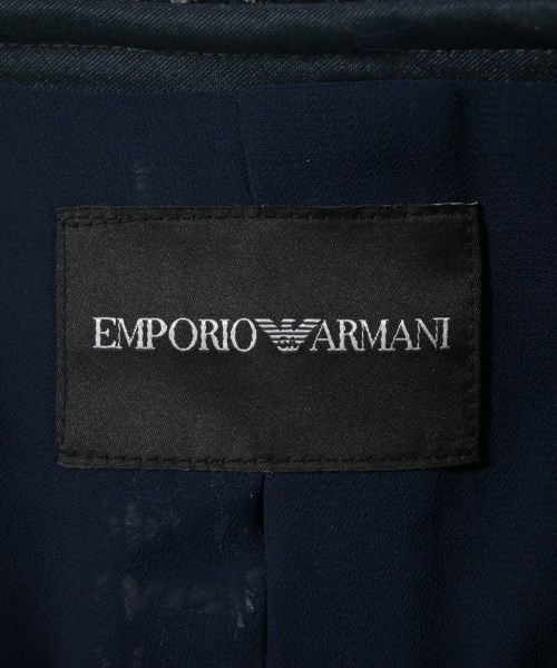 EMPORIO ARMANI（エンポリオアルマーニ）ノーカラージャケット 紺 サイズ:40(M位) レディース/2200683358025