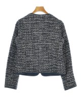 EMPORIO ARMANI（エンポリオアルマーニ）ノーカラージャケット 紺 サイズ:40(M位) レディース/2200683358025