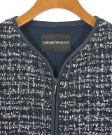 EMPORIO ARMANI（エンポリオアルマーニ）ノーカラージャケット 紺 サイズ:40(M位) レディース/2200683358025