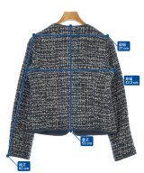 EMPORIO ARMANI（エンポリオアルマーニ）ノーカラージャケット 紺 サイズ:40(M位) レディース/2200683358025