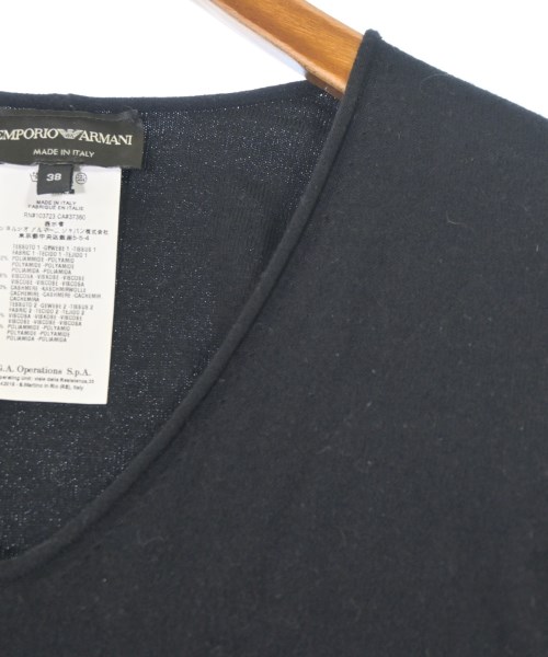 EMPORIO ARMANI（エンポリオアルマーニ）ニット・セーター 黒 サイズ:38(S位) レディース/2200683413144
