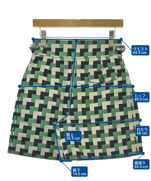 EMPORIO ARMANI（エンポリオアルマーニ）ショートパンツ その他（柄物・カラフル） サイズ:40(M位) レディース/2200683789034