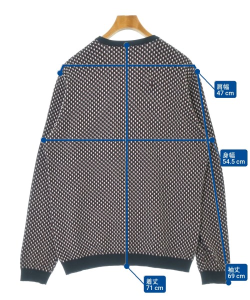 EMPORIO ARMANI（エンポリオアルマーニ）ニット・セーター 赤 サイズ:XL メンズ/2200683835182