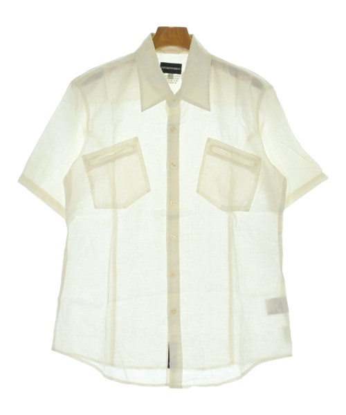 EMPORIO ARMANI(エンポリオアルマーニ)カジュアルシャツ 白 サイズ:L/2200684134017