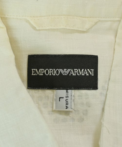 EMPORIO ARMANI（エンポリオアルマーニ）カジュアルシャツ 白 サイズ:L メンズ/2200684134017