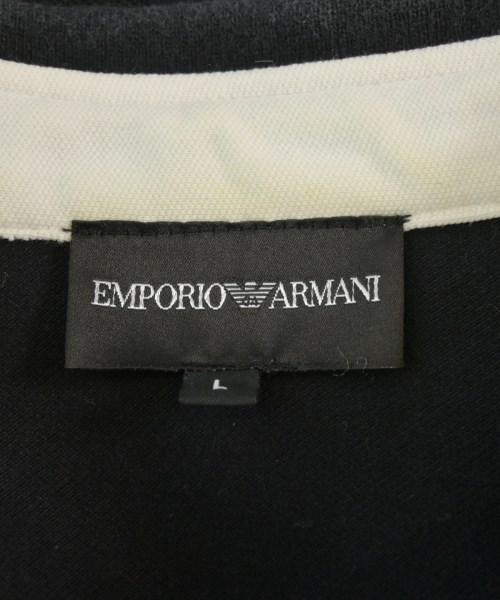 EMPORIO ARMANI（エンポリオアルマーニ）ポロシャツ 黒 サイズ:L メンズ/2200684134109