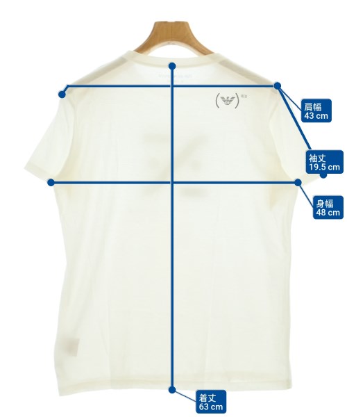 EMPORIO ARMANI（エンポリオアルマーニ）Tシャツ・カットソー 白 サイズ:L メンズ/2200684134161
